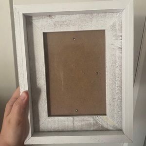 5x7 white photo frame